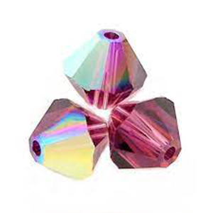 CH10354 Κρυσταλλάκια Swarovski σε Σχήμα Ρόμβος – 5301  Για Κόσμημα 6mm/~100Τεμ. LIGHT AMETHYT AB,   ,Συνθεση ,Χάντρα (3 0) (gr) ()