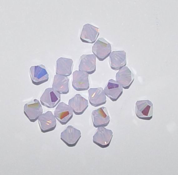 CH12223 Κρυσταλλάκια Swarovski σε Σχήμα Ρόμβος – 5301  ΓΙΑ ΚΟΣΜΗΜΑ 4mm//20Τεμ.   VIOLET OPAL AB,   ,ΣΥΝΘΕΣΗ ,ΧΑΝΤΡΑ (5 0) (gr) ()