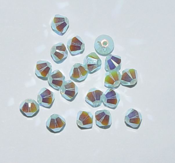 CH12324 Κρυσταλλάκια Swarovski σε Σχήμα Ρόμβος – 5301  Για Κόσμημα 4mm//20Τεμ. MINT ALABASTER AB2,   ,Συνθεση ,Χάντρα (4 0) (gr) ()