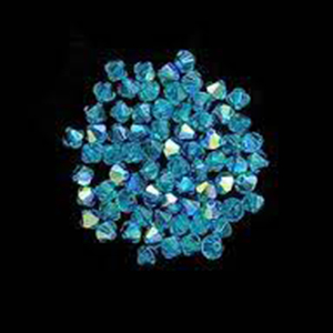 CH12465 Κρυσταλλάκια Swarovski σε Σχήμα Ρόμβος – 5301  Για κόσμημα 4mm//20Τεμ. BLUE ZIRCON AB2,   ,Συνθεση ,Χάντρα (2 0) (gr) ()