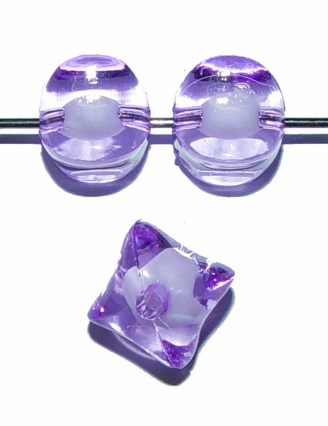 CH12513 Ακρυλικα διαχωριστικά στοιχεία  Για κόσμημα 12mm/~25γρ. Λιλά Χρώμα,   ,Συνθεση Ακρυλικό,Χάντρα (4 0) (gr) ()