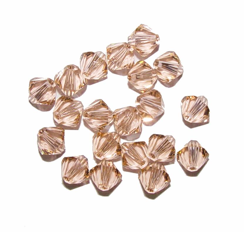 CH12828 Κρυσταλλάκια Swarovski σε Σχήμα Ρόμβος – 5301  ΓΙΑ ΚΟΣΜΗΜΑ 6mm//20Τεμ.   LIGHT PEACH,   ,ΣΥΝΘΕΣΗ ,ΧΑΝΤΡΑ (13 2) (gr) ()