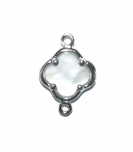 CH12885 Ασημένια 925 Σταυρουδάκια Τύπου Βαν Κλιφ  Για κόσμημα 12mm//1Τεμ. RHODIUM PLATED Χρώμα,   ,Συνθεση Ασήμι 925,Συνδετικά (469 13) (gr) ()