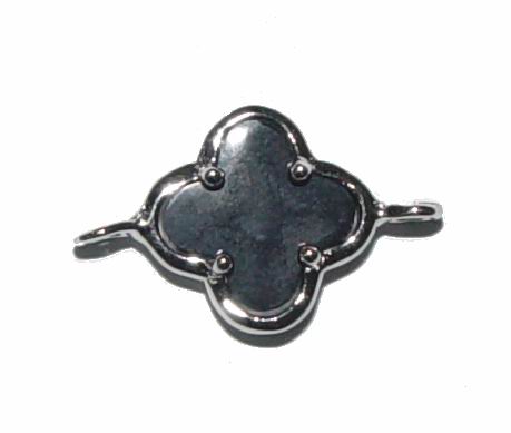 CH13336 Ασημένια 925 Σταυρουδάκια Τύπου Βαν Κλιφ  Για κόσμημα 12mm//1Τεμ. RHODIUM PLATED Χρώμα,   ,Συνθεση Ασήμι 925,Συνδετικά (116 0) (gr) ()