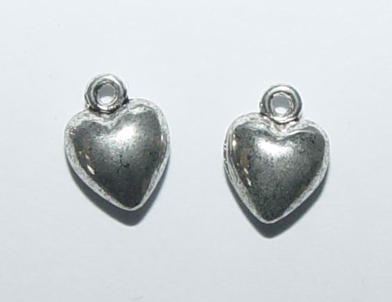 CH13628 Μεταλλικές Καρδίες κρεμαστές  Για κόσμημα 10mm//10Τεμ. Μεταλλικό Χρώμα,   ,Συνθεση ,Αγίου Βαλεντίνου,Κρεμαστά (0 7) (11gr) ()