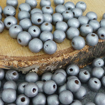 CH14573 ΞΥΛΙΝΕΣ ΧΑΝΤΡΕΣ ΣΤΡΟΓΓΥΛΕΣ   8mm/~32Τεμ.   ΕΠΑΡΓΥΡΟ ΧΡΩΜΑ,   ,ΣΥΝΘΕΣΗ Ξύλο,ΧΑΝΤΡΑ (34 0) (9gr) ()