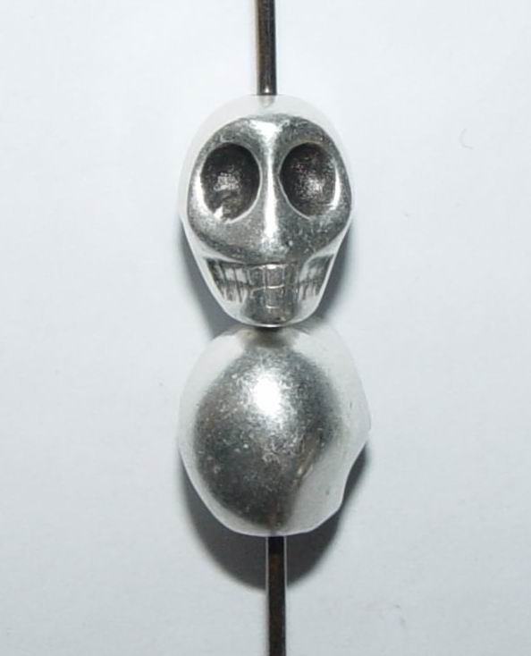 CH15794 Μεταλλικές Νεκροκεφαλές  Για κόσμημα 10mm//1Τεμ. Αντικέ Χρώμα,   ,Συνθεση ,Χάντρα (1 0) (9gr) ()