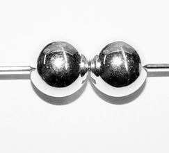 CH15804 Ακρυλικές χάντρες στρόγγυλες ΜΠΙΛΙΑ ΓΙΑ ΚΟΣΜΗΜΑ 8mm/30Τεμ. ΕΠΑΡΓΥΡΟ ΧΡΩΜΑ,   ,Συνθεση Ακρυλικό,Χάντρα (12 10) (gr) ()