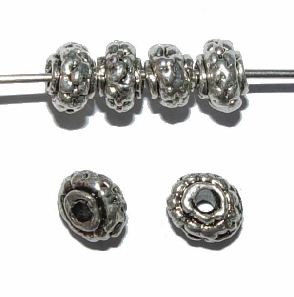 CH16717 Μεταλλικά διακοσμητικά λουλουδάκια Για κόσμημα 8X5mm/5Τεμ. Αντικέ Χρώμα, ,Συνθεση ,Χάντρα (51 0) (gr) ()