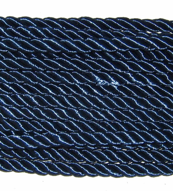 CH16768 Είδη Συσκευασίας Στριφτά Κορδόνια με το μέτρο ,5mm/5Μέτρ. ,Σκούρο Μπλέ Χρώμα,Πολυεστερικά (20 165) (62gr) ()