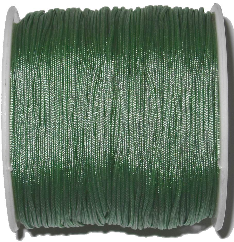 CH17631 Cords Macrome 0,8mm,Nylon Tread ,0,8mm/50Meters ,Green Color (12 13) ()