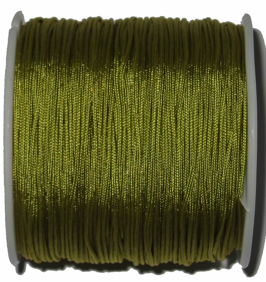 CH17632 Cords Macrome 0,8mm,Nylon Tread ,0,8mm/50Meters ,Green Color (7 8) ()