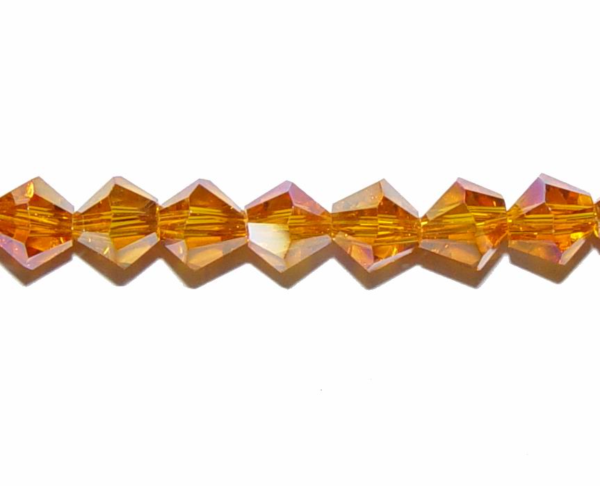 CH17742 Bicone Glass Beads ,For Jewellery 6mm/35cm/ Orange Color,   ,Material Glass,,Beads (48 11) ()