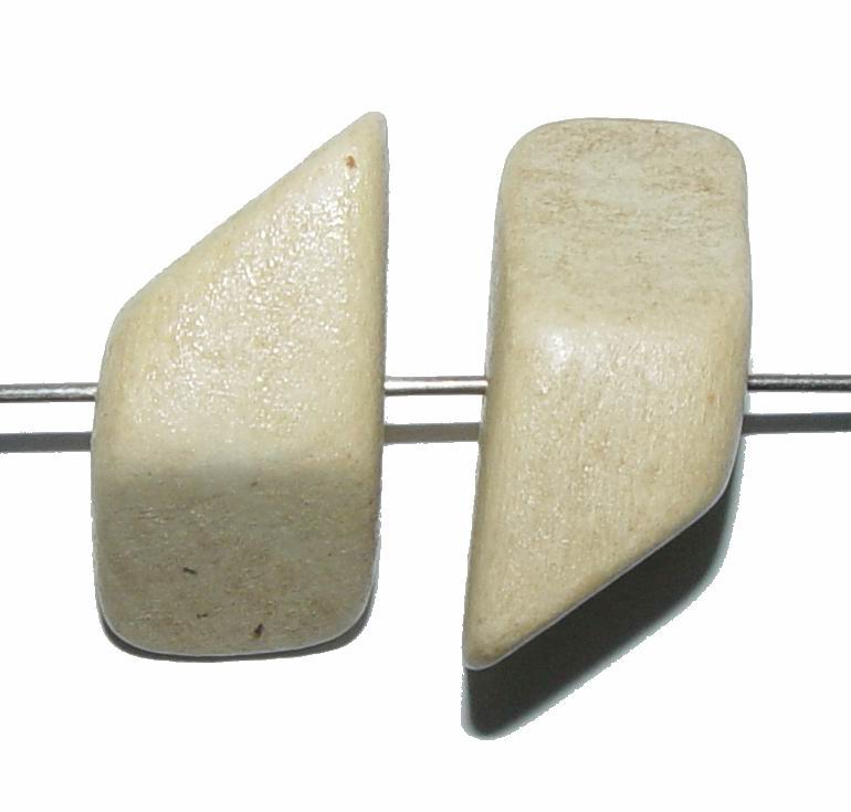 CH18275 Beads and Spacers Wooden Nuggets,Without Strass ,13mm/5Pcs ,Beige Color (18 0) ()