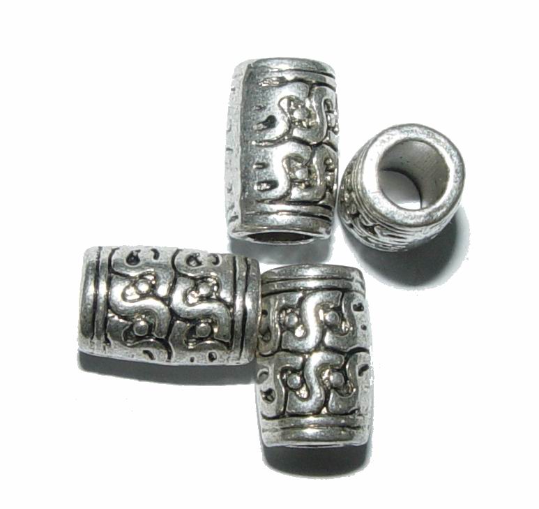 CH18287 Μεταλλικά σωληνάκια  Για Κόσμημα/Διακόσμηση 13X8mm/Ø3mm/3Τεμ. Αντικέ Χρώμα,   ,Συνθεση ,Χάντρα (45 8) (11gr) ()