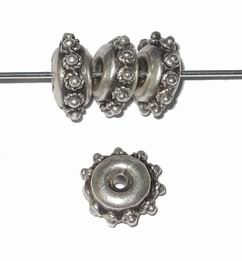 CH18725 Μεταλλικές στρόγγυλες χάντρες  Για κόσμημα 13mm//3Τεμ. Μεταλλικό Χρώμα,   ,Συνθεση ,Χάντρα (0 10) (gr) ()