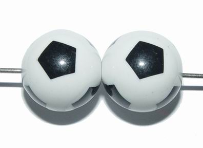 CH18864 Ακρυλικές Χάντρες σε σχήμα Μπάλα Ποδοσφαίρου  Για Διακόσμηση 12mm//10Τεμ. Πολύχρωμο,   ,Συνθεση Ακρυλικό,Χάντρα (6 6) (12gr) ()