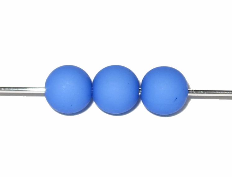 CH19059 Ακρυλικές Χάντρες στρόγγυλες μπίλια Για Κόσμημα/Διακόσμηση 8mm/~90Τεμ. Μπλέ Χρώμα, ,Συνθεση Ακρυλικό,Χάντρα (9 8) (28gr) ()