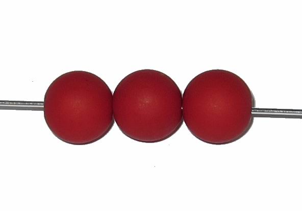 CH19074 Acrylic Round Beads ,For Jewelery/Decoration 12mm/25Pcs/ Red Color,   ,Material Acrylic,,Beads (1 353) ()