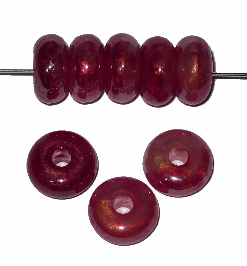 CH20279 ACRYLIC BEADS ROUNDELL SHAPE FOR JEWELLERY 18X9MM/10PCS/ MULTICOLOR, ,MATERIAL ,,BEADS (23 0) ()