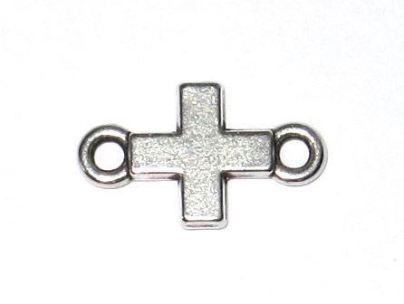 CH21601 Σταυροί Μεταλλικός Φιγούρα ,11X19mm/2Τεμ.,Αντικέ Χρώμα (17 10) (6gr) ()