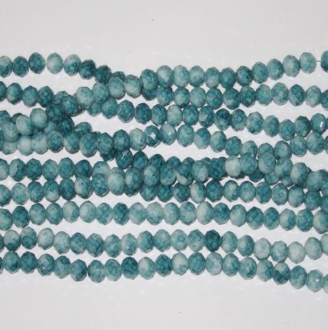 CH22645 Γυάλινες χάντρες ροδέλα με έδρες Για κόσμημα 8X6mm/73Τεμ. Γκρίζο Χρώμα,   ,Συνθεση Γυαλί,Χάντρα (17 7) (38gr) ()