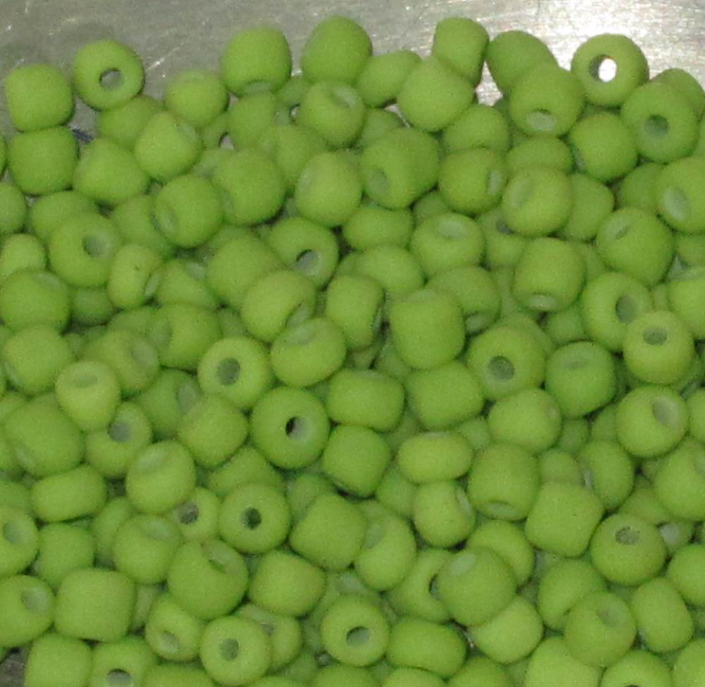 CH2410 GLASS SEED BEADS 3MM, ,3MM/1000PCS ,MATTE GREEN COLOR (1 0) ()