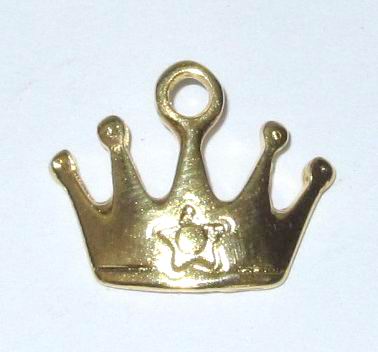 CH24779 Μεταλλικές Κορώνες  Για κόσμημα 18X15mm/1Τεμ. Επίχρυσο Χρώμα,   ,Συνθεση ,Κρεμαστά (40 19) (gr) ()