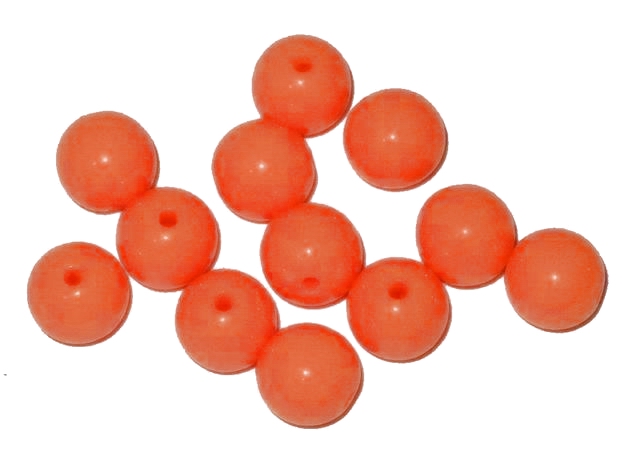 CH25014 Acrylic Round Beads ,For Jewellery 6mm//20Pcs/ Orange Color,   ,Material Acrylic,,Beads (32 25) ()