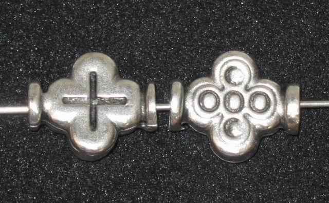 CH25151 Σταυροί Μεταλλικός Φιγούρα ,19X16mm/1Τεμ.,Αντικέ Χρώμα (25 0) (gr) ()