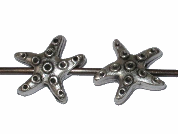 CH25211 Μεταλλικοί αστερίες Περαστοί Για κόσμημα 12mm//2Τεμ. Αντικέ Χρώμα, ,Συνθεση ,Καλοκαιρινά/Θαλασσινά,Χάντρα (8 4) (6gr) ()