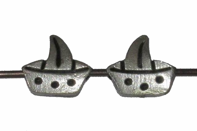 CH25392 Μεταλλικά Καραβάκια περαστά  Για Διακόσμηση 12X11mm/2Τεμ. Αντικέ Χρώμα,   ,Συνθεση ,Καλοκαιρινά/Θαλασσινά,Χάντρα (13 0) (gr) ()