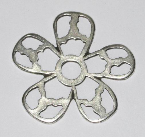 CH26235 Μεταλλικά λουλούδια  Για κόσμημα 39mm//1Τεμ. Αντικέ Χρώμα,   ,Συνθεση ,Καλοκαιρινά/Θαλασσινά,Κρεμαστά (2 0) (gr) ()