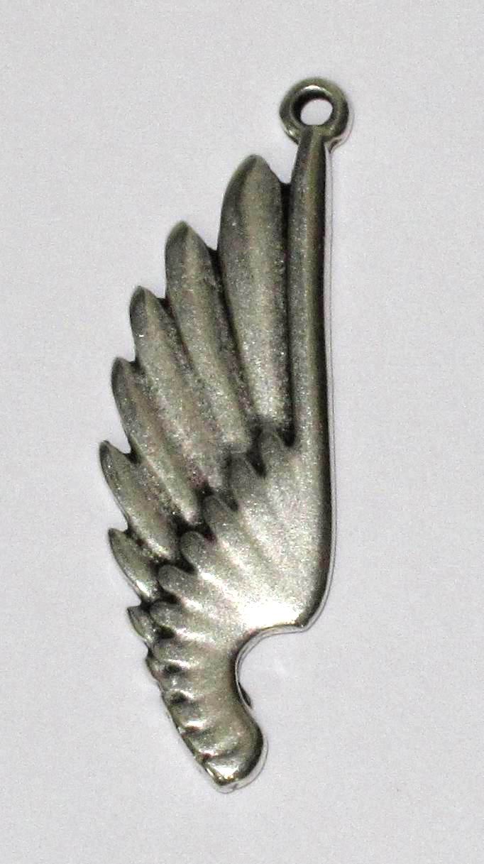 CH26238 Μεταλλικά Φτερά  Για κόσμημα 39X12mm/1Τεμ. Αντικέ Χρώμα,   ,Συνθεση ,Καλοκαιρινά/Θαλασσινά,Κρεμαστά (15 10) (6gr) ()