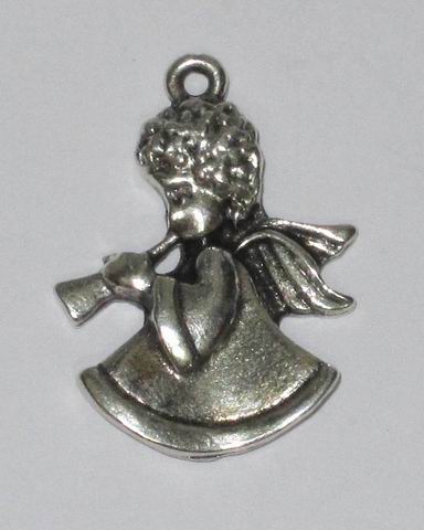 CH26294 Μεταλλικά Αγγελάκια  Για Κόσμημα/Διακόσμηση 26X18mm/1Τεμ. Αντικέ Χρώμα,   ,Συνθεση ,Πασχαλινά,Κρεμαστά (61 20) (6gr) ()