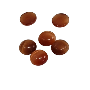 CH26896 Cats eye Cabochon Stones  7mm/1Pcs Brown Color For Jewelery/Decoration    (60 0) ()