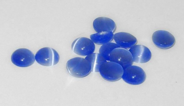 CH26901 ΜΑΤΙ ΤΗΣ ΓΑΤΑΣ ΚΑΜΠΟΥΣΟΝ ΓΙΑ ΚΟΣΜΗΜΑ/ΔΙΑΚΟΣΜΗΣΗ 7mm//1Τεμ. ΑΝΟΙΚΤΟ ΜΠΛΕ ΧΡΩΜΑ, ,ΣΥΝΘΕΣΗ ΓΥΑΛΙ, (1 0) (gr) ()