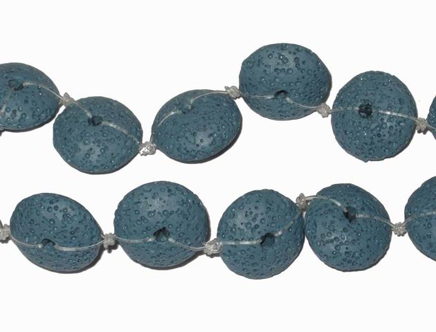 CH27093 Φυσική Χάντρα Λάβα Ροδέλα  Για κόσμημα 26X12mm/13Τεμ. Γκρίζο Χρώμα,   ,Συνθεση Ημιπολύτιμοι Λίθοι,Χάντρα (3 3) (81gr) ()