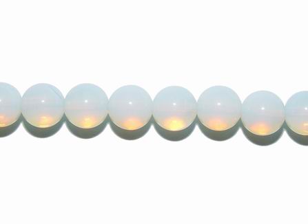 CH27169 SYNTHETIC MOONSTONE ROUND BEADS FOR JEWELLERY 16mm/24Pcs/ WHITE COLOR, ,Material ,,BEADS (8 3) ()