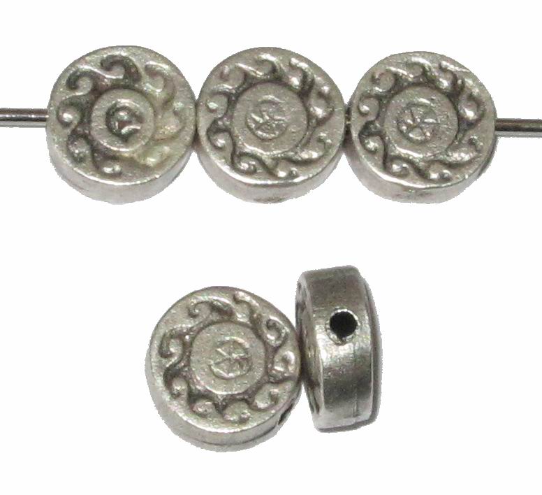 CH27701 Μεταλλικές Χαντρες  Για κόσμημα 11X4mm/5Τεμ. Αντικέ Χρώμα,   ,Συνθεση ,Χάντρα (1 0) (gr) ()