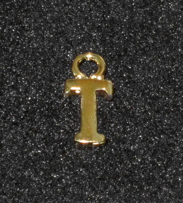 CH27842 Κρεμαστά Μεταλλικά μονογράμματα φιγούρα για βάπτιση και διακόσμηση Με Γράμμα Τ (50 81) (gr) ()