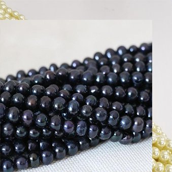 CH27960 Glass Pearls Round Beads ,For Jewellery 6mm/140Pcs/ Black Color,Col 001   ,Material Glass,,Beads (-2 26) (Wholesale Price 2880 Pcs @  0.01= €15.63 ,Upon Availability)