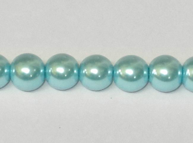 CH27976 Γυάλινες πέρλες Στρόγγυλες Μπίλια Για κόσμημα 6mm/~140Τεμ. Τυρκουάζ Χρώμα,Col 001 ,Συνθεση Γυαλί,Χάντρα (11 15) (45gr) ()