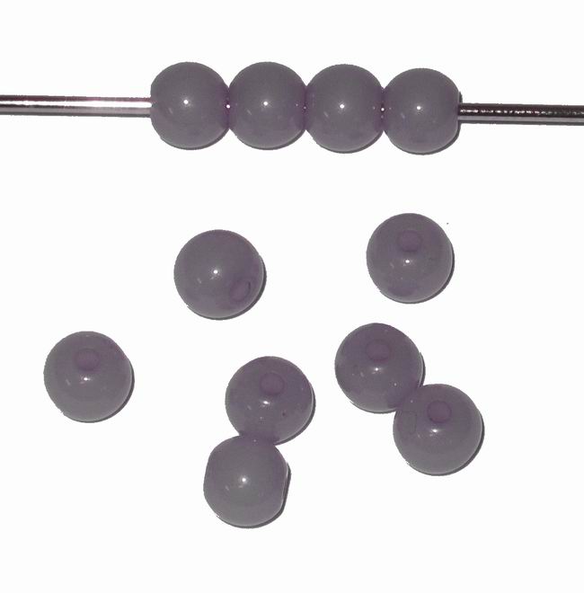 CH28170 Ακρυλικές Χάντρες στρόγγυλες μπίλια Για κόσμημα 8mm/100Τεμ. Γκρίζο Χρώμα,   ,Συνθεση Ακρυλικό,Χάντρα (12 10) (29gr) ()