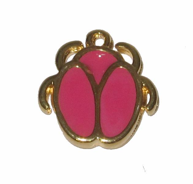 CH29041 Μεταλλικές Πασχαλίτσες Με Χρώμα Για κόσμημα 17X16mm/1Τεμ. Επίχρυσο Χρώμα,   ,Συνθεση Ορείχαλκος,Μαρτάκια,Κρεμαστά (14 0) (gr) ()