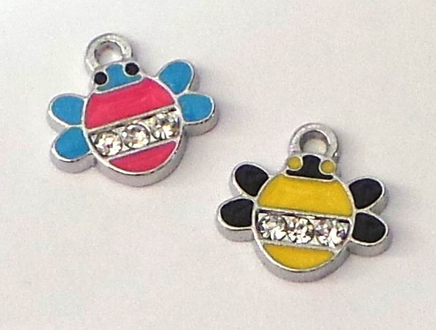 CH32564 Μεταλλικές μελισσούλες Για Κόσμημα/Διακόσμηση 15X15mm/1Τεμ. Μεταλλικό Χρώμα, ,Συνθεση Κράμα (μείγμα),Κρεμαστά (17 0) (gr) ()