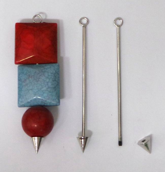 CH33301 Μεταλλικές Καρφίτσες Για κόσμημα 60mm//2Τεμ. Μεταλλικό Χρώμα, ,Συνθεση , (27 48) (6gr) ()