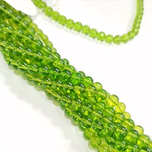 CH34219 Glass Pearls Round Beads, ,10mm/90Pcs ,Light Green Color (6 8) ()