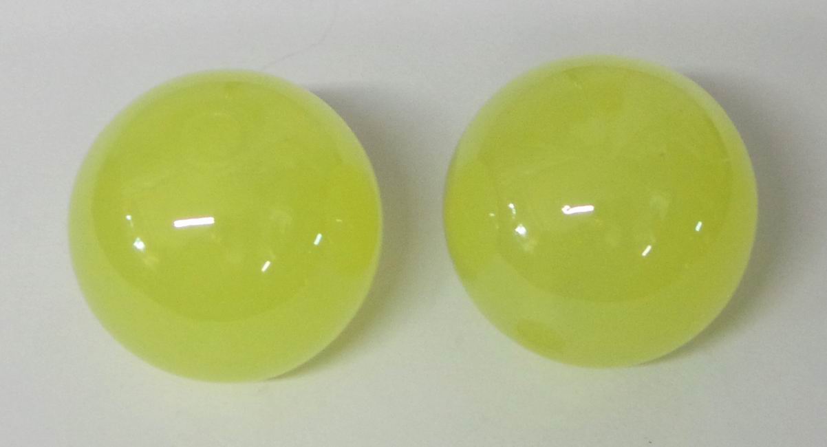 CH34318 Acrylic Round Beads For Jewelery/Decoration 30mm//2Pcs Yellow Color,   ,Material Acrylic,,Beads (8 16) ()