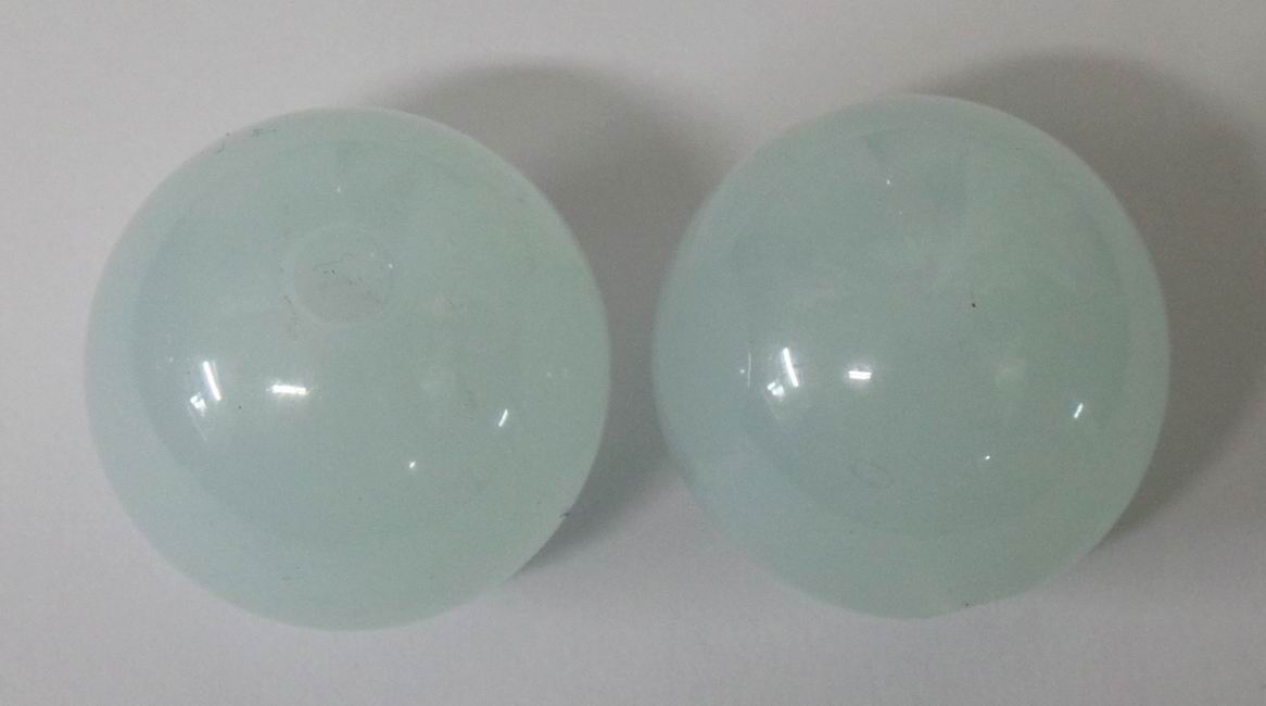 CH34327 Ακρυλικές Χάντρες στρόγγυλες μπίλια Για Κόσμημα/Διακόσμηση 30mm//2Τεμ. Γαλάζιο Χρώμα, ,Συνθεση Ακρυλικό,Χάντρα (9 4) (gr) ()